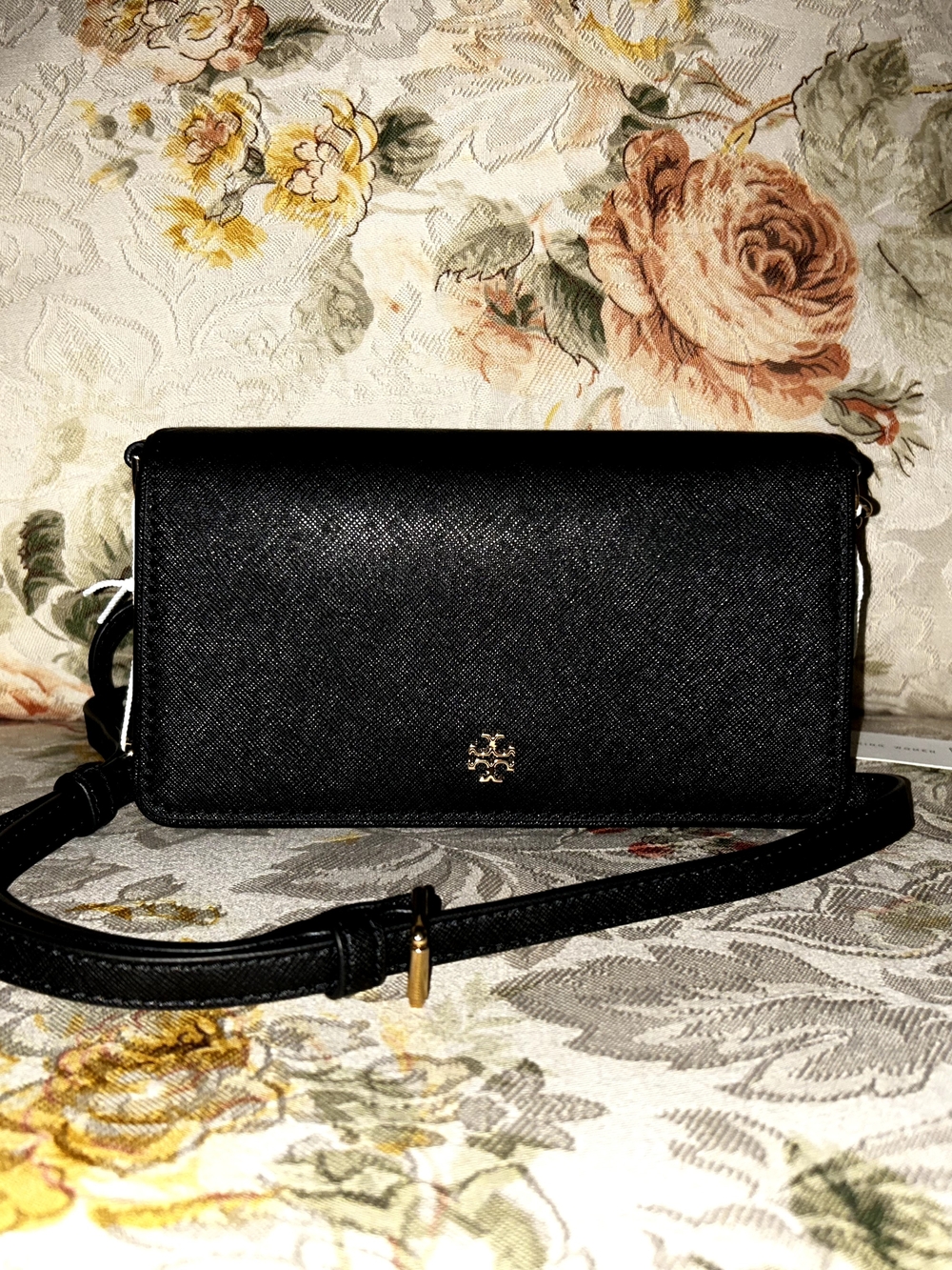 Tory Burch Black Crossbody Wallet